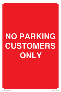 PR6193: NO PARKING CUSTOMERS ONLY