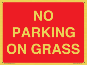 PR6195: NO PARKING ON GRASS