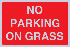 PR6195: NO PARKING ON GRASS