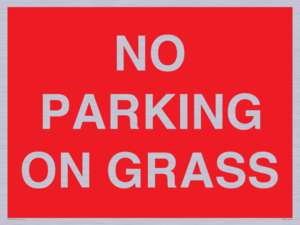 PR6195: NO PARKING ON GRASS