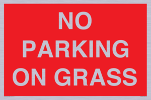 PR6195: NO PARKING ON GRASS