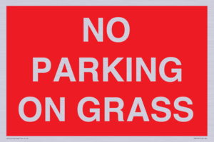 PR6195: NO PARKING ON GRASS