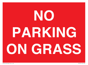 PR6195: NO PARKING ON GRASS
