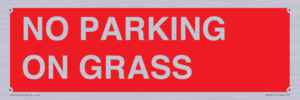PR6195: NO PARKING ON GRASS