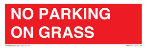 PR6195: NO PARKING ON GRASS