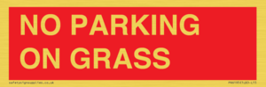 PR6195: NO PARKING ON GRASS