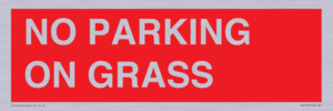 PR6195: NO PARKING ON GRASS