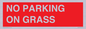 PR6195: NO PARKING ON GRASS