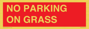 PR6195: NO PARKING ON GRASS
