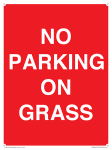 PR6195: NO PARKING ON GRASS