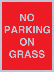 PR6195: NO PARKING ON GRASS
