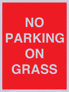 PR6195: NO PARKING ON GRASS