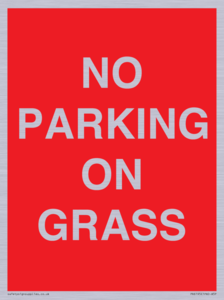 PR6195: NO PARKING ON GRASS