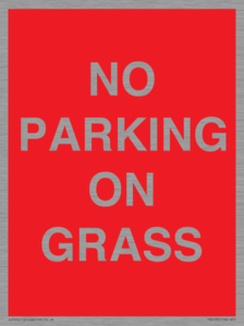 PR6195: NO PARKING ON GRASS
