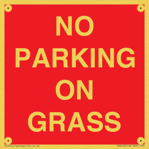 PR6195: NO PARKING ON GRASS