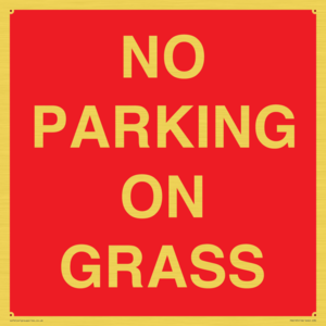 PR6195: NO PARKING ON GRASS