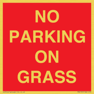 PR6195: NO PARKING ON GRASS