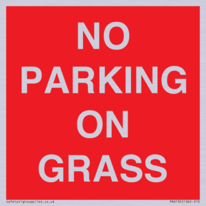 PR6195: NO PARKING ON GRASS