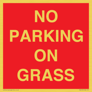 PR6195: NO PARKING ON GRASS