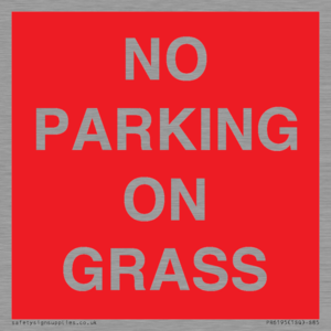 PR6195: NO PARKING ON GRASS