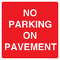 PR6196: NO PARKING ON PAVEMENT
