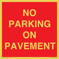 PR6196: NO PARKING ON PAVEMENT