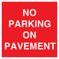 PR6196: NO PARKING ON PAVEMENT