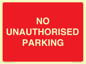 PR6197: NO UNAUTHORISED PARKING