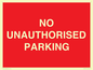 PR6197: NO UNAUTHORISED PARKING
