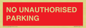 PR6197: NO UNAUTHORISED PARKING