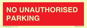 PR6197: NO UNAUTHORISED PARKING