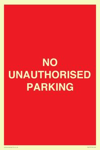 PR6197: NO UNAUTHORISED PARKING