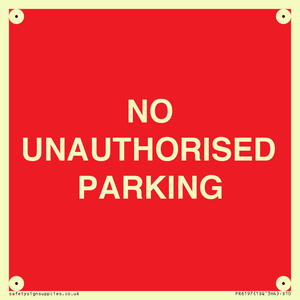 PR6197: NO UNAUTHORISED PARKING