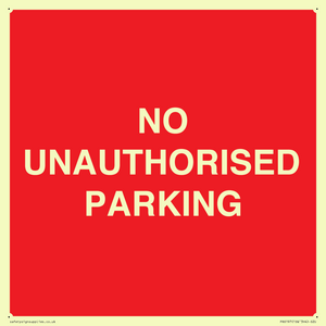 PR6197: NO UNAUTHORISED PARKING