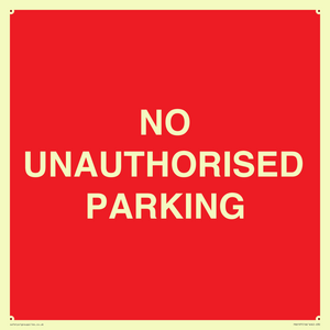 PR6197: NO UNAUTHORISED PARKING