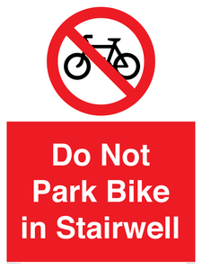 PR7848: Do Not Park Bike in Stairwell