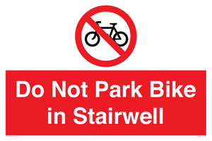 PR7848: Do Not Park Bike in Stairwell