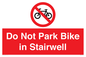 PR7848: Do Not Park Bike in Stairwell
