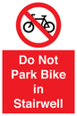 PR7848: Do Not Park Bike in Stairwell