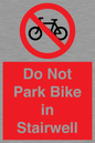 PR7848: Do Not Park Bike in Stairwell