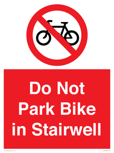 PR7848: Do Not Park Bike in Stairwell