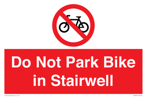 PR7848: Do Not Park Bike in Stairwell