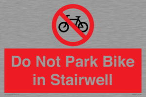 PR7848: Do Not Park Bike in Stairwell