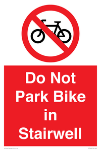PR7848: Do Not Park Bike in Stairwell
