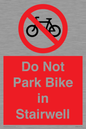 PR7848: Do Not Park Bike in Stairwell