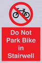 PR7848: Do Not Park Bike in Stairwell