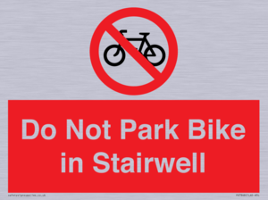 PR7848: Do Not Park Bike in Stairwell