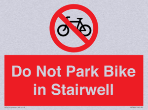 PR7848: Do Not Park Bike in Stairwell