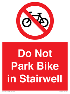 PR7848: Do Not Park Bike in Stairwell