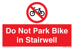 PR7848: Do Not Park Bike in Stairwell